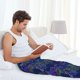 thumbnail image 5 of Balery Turtles Pantalones de pijama para hombre, pijama ultraligero, pantalón de descanso-Large, 5 of 6