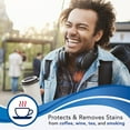 thumbnail image 4 of Plus White Post Whitening Stain Rinse - Protects Against Smoking, Wine, & Coffee - Dentist Recommended Whitening Teeth Rinse, 6 oz, 4 of 7
