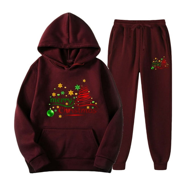 TIMIFIS Survêtement pour Homme 2 Pcs à Capuche, Ensemble de Sport Athlétique, Chandail à Enfiler Décontracté pour Course, Jogging, Ensemble de Tenue de Sport SetsFall