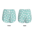 thumbnail image 3 of Gukieu Cartoon Teeth1 Print Women's Sports Shorts with Drawstring Elastic Waistband for Running, Yoga, Fitness-X-Large, 3 of 7