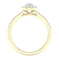 thumbnail image 3 of Imperial 1/2 Ct TDW Round Diamond Halo Engagement Ring in 10K Yellow Gold (H-I, I2), 3 of 4