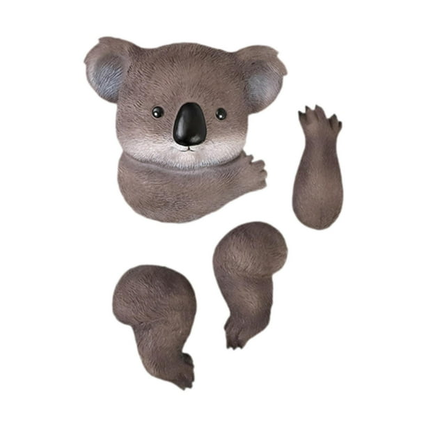 Ornamento de escuadrón de árboles de animales accesorios para paisajes al aire libre resina Coala