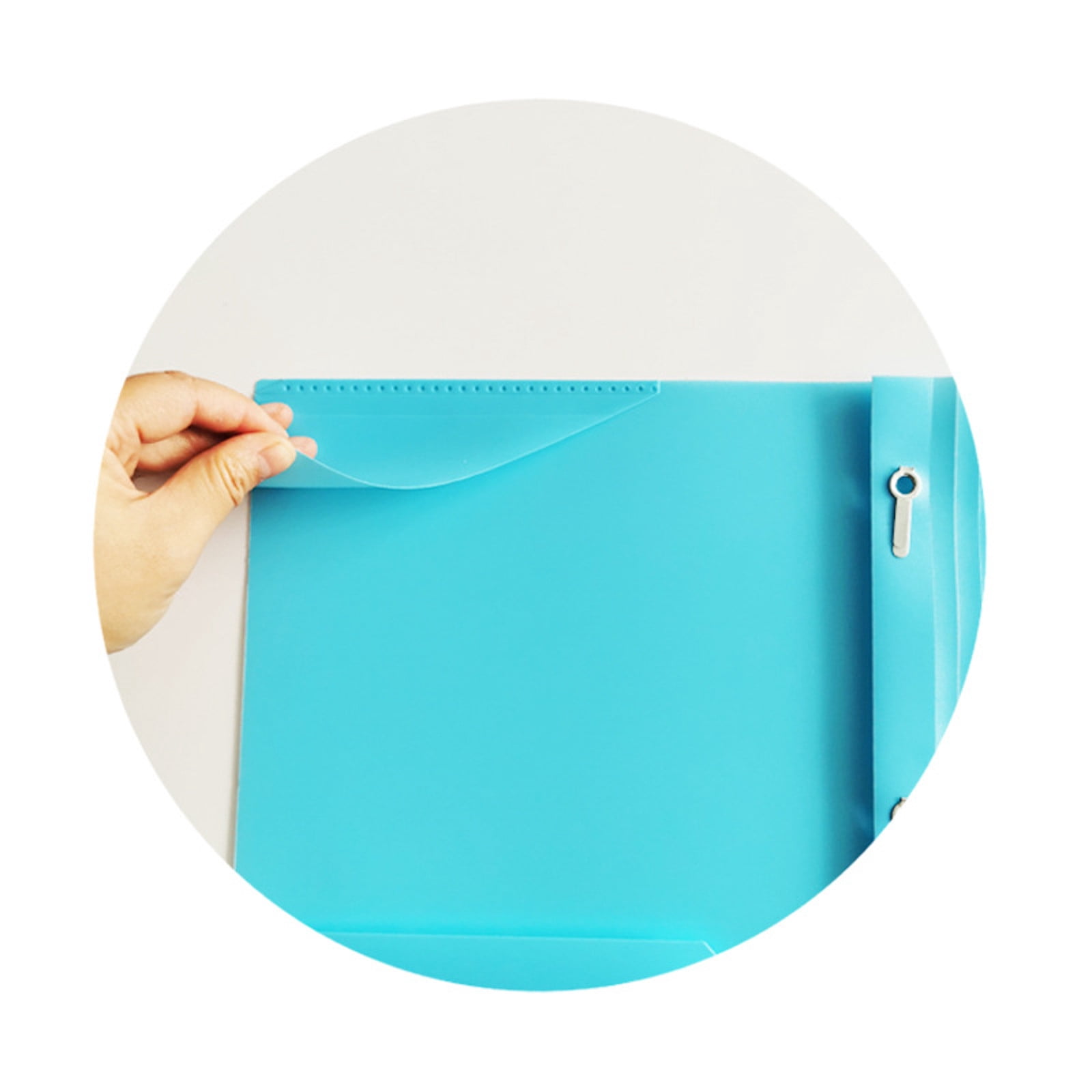 5-Pack Folders with Pockets & Tabs - Pastel Colored 2-Pocket Folders, 3-Hole Punched for Binders, Waterproof School & Office Supplies with Subject/Blank Labels