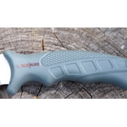 Camillus 9.5 Camp Knife, Titanium Bonded 4.75 Fixed Blade, Camping/Hunting, Gray Handle