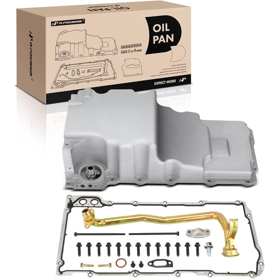 A-Premium #81073, 302-2 LS Swap Engine Oil Pan Kit Low Profile, Compatible with 1964-1992 Chevy Nova Camaro Ventura Omega F-body G-body LS1 LS2 LS3 LS6 5.7L 5.3L 6.5L