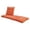 Orange, variant on Thick Window Bench Seat Cushion, High Density Foam Non Seat Pad, Soft Breathable Indoor Outdoor Bench Cushion for Window Seat Entryway Piano Bench