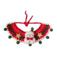 thumbnail image 1 of Collar de gato lindo, collar de gatito, bufanda, decoración festiva, suave, para vestir, corbatas navideñas tejidas a mano para las fiestas navideñas bolas S, 1 of 8
