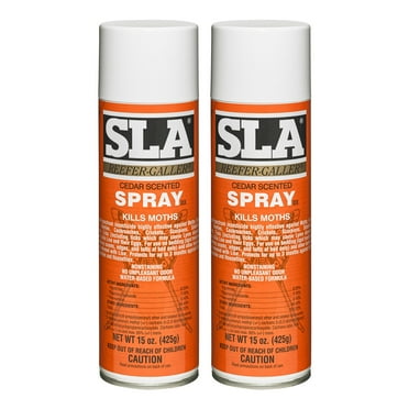 (2 Pack) Reefer-Galler SLA Cedar Scented Spray, Moth Repellent Spray, 15 oz