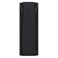 thumbnail image 4 of Jacob Alexander Men's Tone on Tone Herringbone Regular Length Neck Tie - Black, 4 of 5