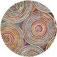 thumbnail image 3 of Safavieh Nantucket 4' Round Hand Tufted Cotton Wool Rug in Beige, 3 of 10
