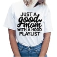 thumbnail image 1 of Camiseta de mujer Camisetas divertidas y lindas Camiseta de manga corta Regalo del día de la madre Blusa con estampado de letras personalizadas Pompotops  hkajfhjk463603, 1 of 7