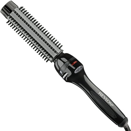 Revlon Perfect Heat® Long Lasting Curls RVIR1133 1.25” Ceramic Curling Brush, (Best Curling Iron For Long Hair Review)