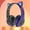 Purple, variant on VANLOFE Bluetooth Headset Headset Cat Ear Bluetooth Headset B39 Cat Ear Cute Cat Ear Wireless Headset LED Flashing Light A Gift For Friends And Children