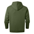 thumbnail image 6 of Men's Fashion Hoodies & Sweatshirts Winter Hoodies for Men Men's Zip Up Hoodie With Pocket Solid Color Pullover Lined Comfortable Casual Streetwear Sweatshirt for Winter, 6 of 6