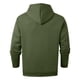 thumbnail image 5 of MHFRRA Sudadera con Capucha y Bolsillo para Hombre, de Color Liso, Forrada, Cómoda y Casual, para Invierno Verde militar, 5 of 5