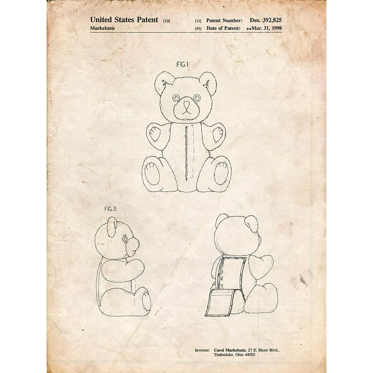Teddy Bear no. 3 Art Print