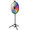 "WinSpinâ„¢ 24"" Editable Color Prize Wheel of Fortune 18 Slot Floor Stand Tripod Spin Game Tradeshow Carnival"