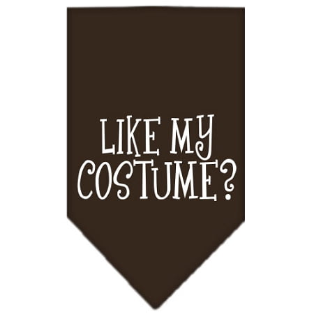 Like my costume? Screen Print Bandana Cocoa Small