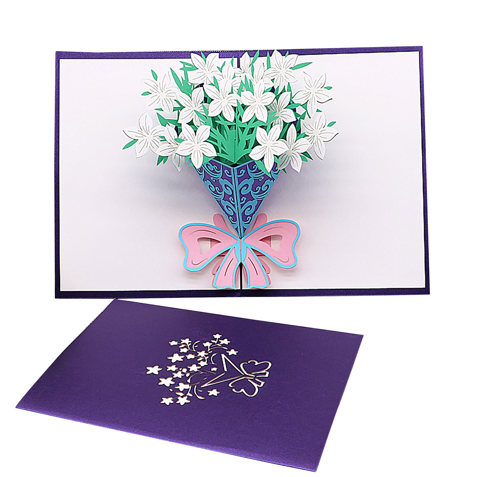 Handmade Card Violet Birthday 
