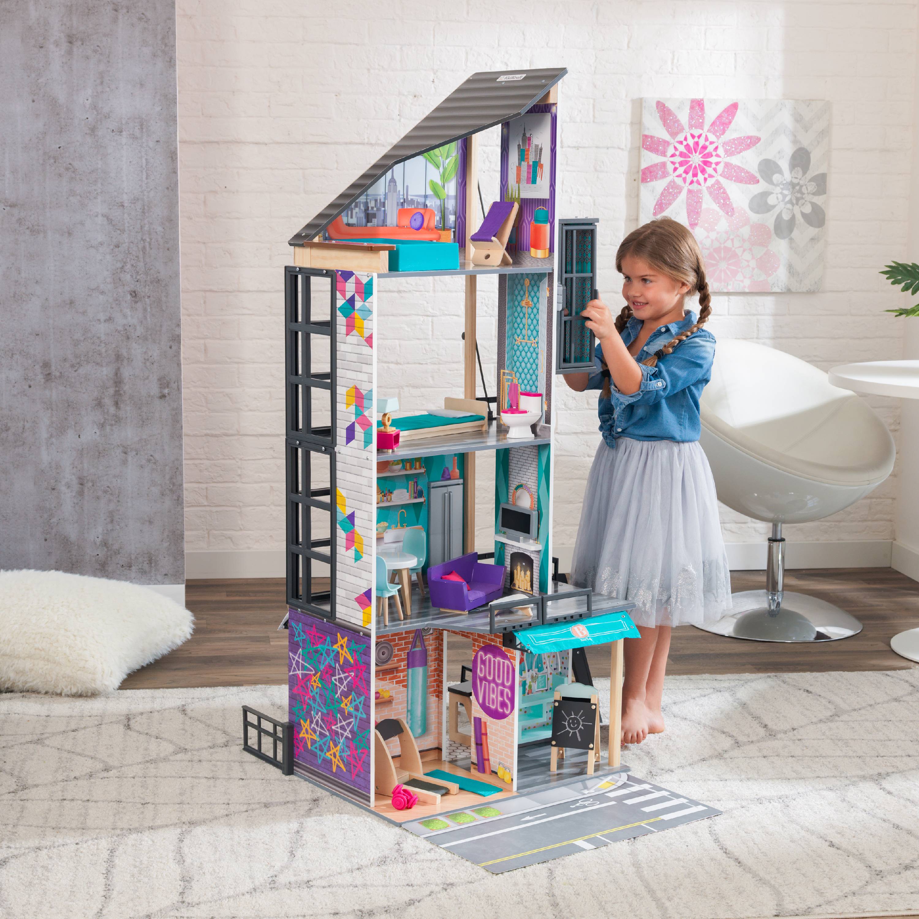 KidKraft Bianca City Life Dollhouse w/ Accessories Now $129.53 (Was $180)