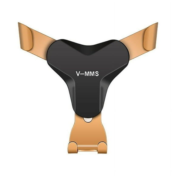 Soporte universal para teléfono móvil con agarre automático para coche, soporte triangular para toma de gasolina.