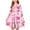 Pink A3, variant on Dresses for Girls Cute Heart Graphic Crewneck Casual Dress Long Sleeve Dress Kids Clothes Girls Size 4-14