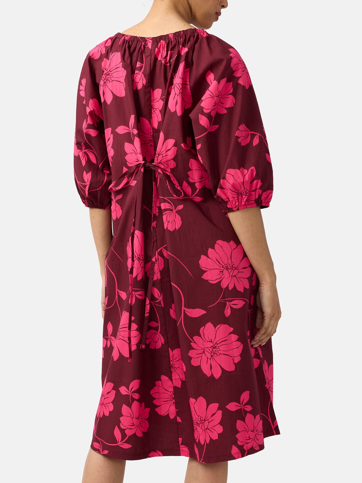 Ingrid & Isabel For Every Belly Women’s Maternity Midi Cotton Dress, Sizes S-XXL