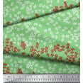 thumbnail image 3 of Soimoi Poly Georgette Fabric Artistic Floral Print Sewing Fabric Yard 52 Inch Wide, 3 of 5
