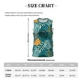 thumbnail image 4 of Honeii Tropical Leaves print basktball shirt for men and women, Unisex basketball jersey for Theme party-X-Large, 4 of 6