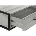 thumbnail image 6 of 47.25" Slate Gray and Black Modern Style Metal TV Stand, 6 of 11