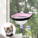 thumbnail image 5 of Mascota gato percha ventana ventosa montada resistente cama de baño Rosado Yuyangstore Hamaca colgante de gato, 5 of 8