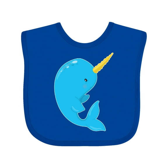 Inktastic Narwhal Boys or Girls Baby Bib