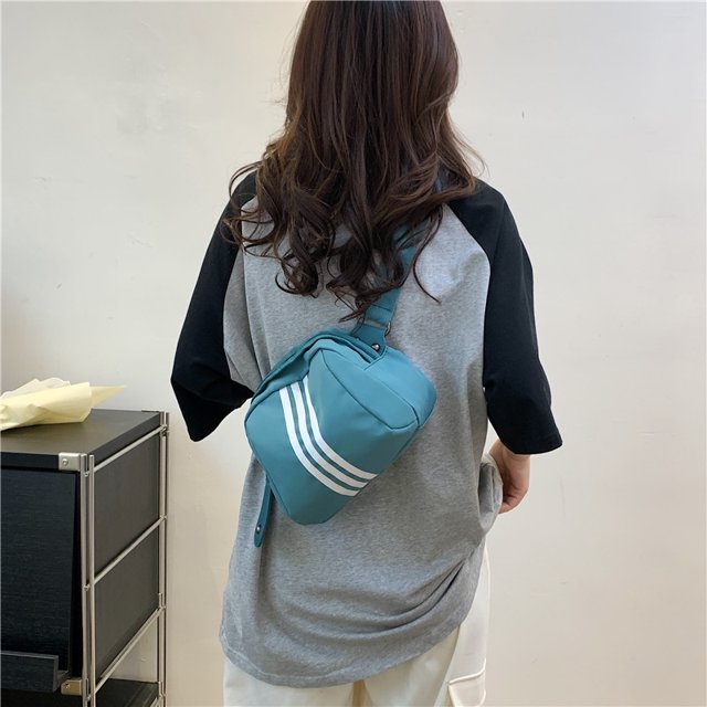 Bolso de hombro para mujer Bolso bandolera con correa ajustable deportiva de gran capacidad (Verde)