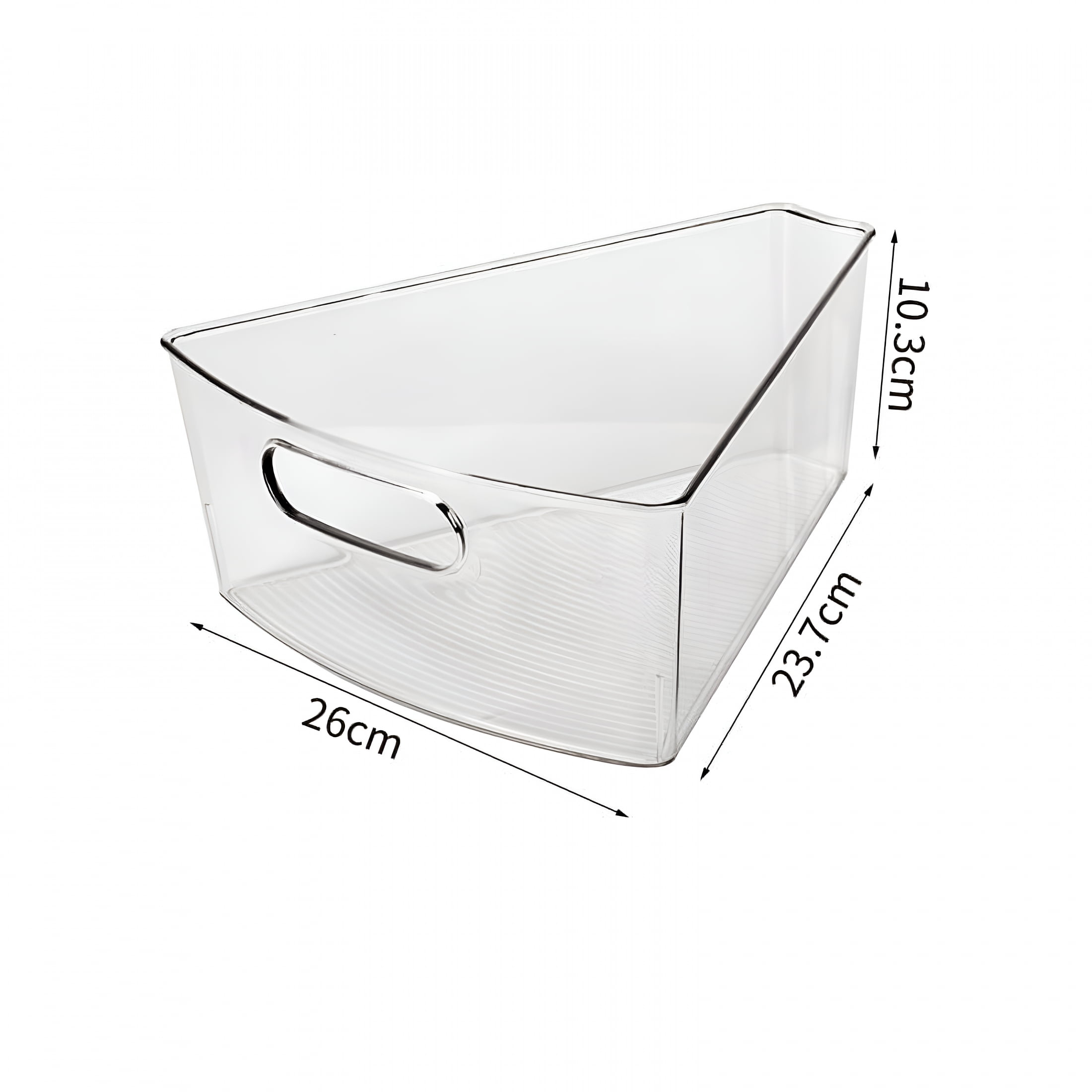 XIBUFE Large Lazy Susan,Cabinet Storage Organizer,Clear Plastic Drawers for Kitchen & Vanity