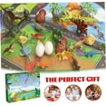 thumbnail image 4 of Ireezec Pull Back Dinosaur Toys Advent Calendar 2025, 20 Pcs Dino Racer Car Set with Play Mat, Christmas Countdown Calendar Toy Gifts for Toddlers Children Boys Girls 3 4 5 6 7 8 Years Old, 4 of 5
