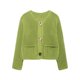 thumbnail image 1 of TRAF Otoño Invierno cárdigans de punto para mujer Casual botón de manga larga suéter femenino 2024 moda cárdigans sueltos para mujer abrigo, 1 of 5