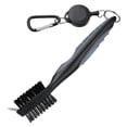 thumbnail image 1 of Durable Golf Accessories Double Sided Portable Cleaning Tool Clip To Bag Golf Club Brush Groove Cleaner GREY, 1 of 8