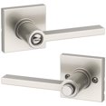 thumbnail image 2 of Kwikset 408CSLSQT-26 Casey Privacy Door Lever Set - Chrome, 2 of 7