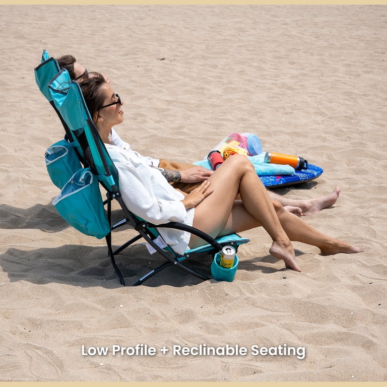 Arrowhead Outdoor 2-Pack Low Seating + 20¬∞ Reclining Beach Chair