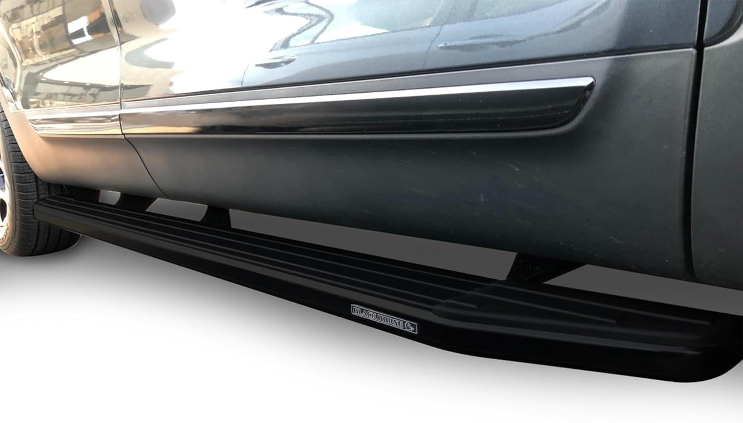 Black Horse Peerless Running Boards Black Compatible with 2007-2016 Honda CR-V-PR-HOCR12BK