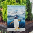 thumbnail image 2 of America Forever Winter Penguin Garden Flag Double Sided Vertical Decorative 12.5 x 18 inches for Outdoor, Yard, Porch Happy Holidays Snowy Mountain North Pole Let it Snow Garden Flag, 2 of 3