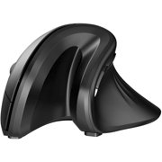 MOJO Perfect Grip Dual Mode Silent Vertical Mouse - Bluetooth / Wireless Optical Ergonomic Mouse w/Adjustable Sensitivity and Quiet Buttons