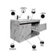 thumbnail image 5 of Gabinete De Baño Flotante con Doble Lavamanos y Monomando, Diseño Moderno., 5 of 6
