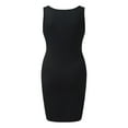 thumbnail image 6 of TAIAOJING Maternity Maxi Dress Women Casual Sleeveless Solid Color Crew Neck Tanks Dress Pregnancy Bodycon Dresses, 6 of 6