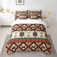 thumbnail image 2 of Erosebridal Tribal Geometric Bedding Sets Twin with Comforter, Rustic Aztec Duvet Insert, Farmhouse Animal Decor, Reversible, 2 of 5