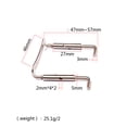 thumbnail image 2 of OULII 2 Pcs Vis de Repose-Terrure pour Violon Plaqué Métal pour Performance et Entretien Environ 2.2 * 1.8 * 4 Po, 2 of 6