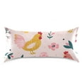 thumbnail image 3 of Chickens Pillowcases Soft Satin Pillow Covers Decorative Rectangle Envelope Closure for Women Men, 3 of 8
