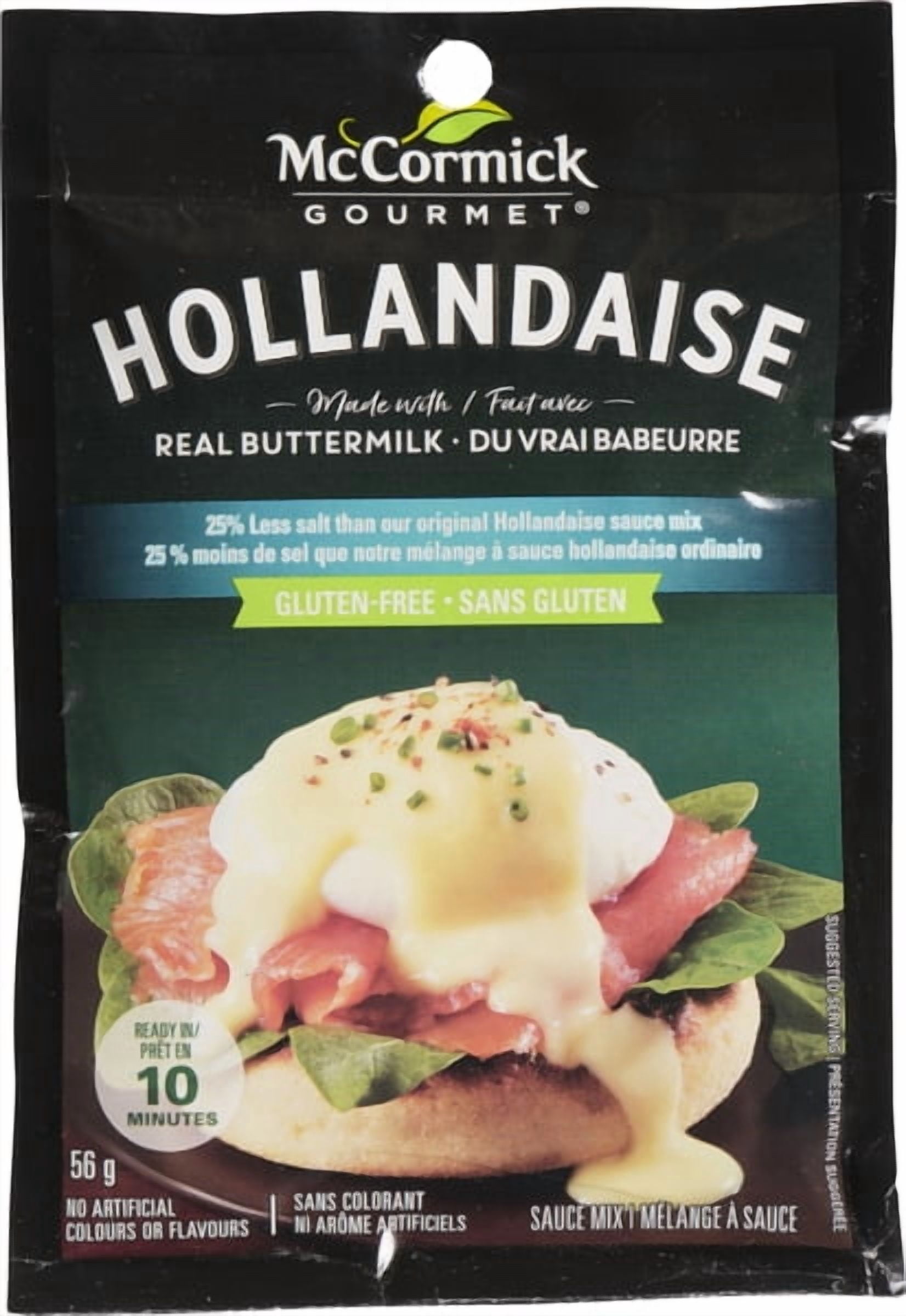 McCormick Gourmet, Premium Quality, Dry Sauce Mix, Hollandaise, Salt-Free, International