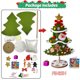 thumbnail image 3 of Kits de manualidades de árbol de Navidad DIY para niños, decoración navideña, juguetes hechos a mano, rompecabezas, Kit de manualidades, juguetes, regalos de Navidad para niños, 3 of 5