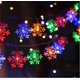 thumbnail image 1 of Cadena de luces LED de copos de nieve, adornos navideños para el hogar, árbol de Navidad, decoración colgante, regalos de Año Nuevo, 3M, 20LED, 2023, 1 of 4